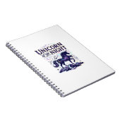 Carnet Licorne de la conception graphique de nuit Zazzle (Côté Droit)