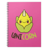 Carnet Licorne de maïs (Devant)