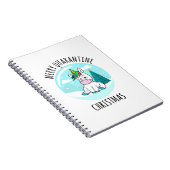 Carnet Licorne de Noël de quarantaine joyeuse (Côté Droit)