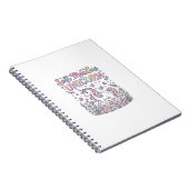 Carnet Licorne Douce Prairie Licorne Adorable Conception (Côté Droit)