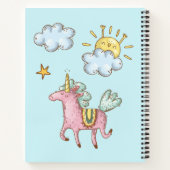 Carnet Licorne Drôle Mignonne A Mangé Mon Devoir Dessin A (Dos)