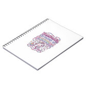 Carnet Licorne émotionnellement attachée aux originaux de (Côté gauche)