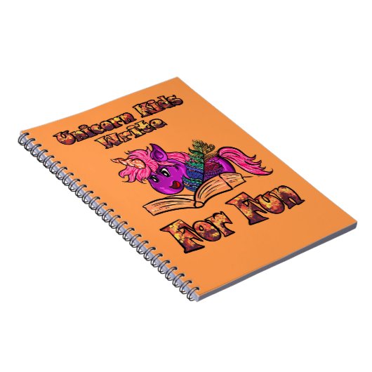 Carnet Licorne Enfants Écrivent Pour le Plaisir (Côté Droit)