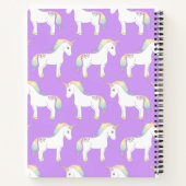 Carnet Licorne Enfants Mignons (Dos)