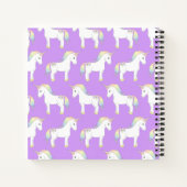 Carnet Licorne Enfants Mignons Pastel (Dos)