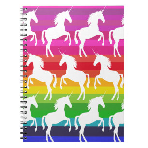 Carnet Licorne et Arc-en-ciel