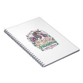 Carnet Licorne Fa La La La Fabuleux Fond Blanc Mignon (Côté Droit)