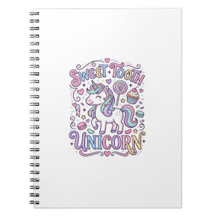 Carnet Licorne Faible Pour Les Sucreries Licorne Merch De