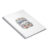 Carnet Licorne Feu de camp Licorne Autocollant vectoriel (Côté Droit)