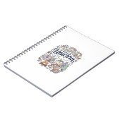 Carnet Licorne Feu de camp Licorne Autocollant vectoriel (Côté gauche)