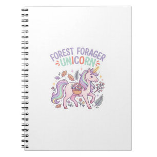 Carnet Licorne Forest Forager Licorne Conception Graphiqu