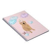 Carnet Licorne Golden Retriever (Côté Droit)