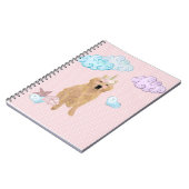 Carnet Licorne Golden Retriever (Côté gauche)