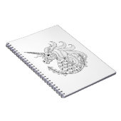 Carnet Licorne inspirée (Côté Droit)