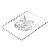 Carnet Licorne inspirée (Côté gauche)