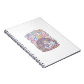 Carnet Licorne Introvertie mais Originale Blanche Étincel (Côté Droit)