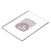 Carnet Licorne Introvertie mais Originale Blanche Étincel (Côté gauche)