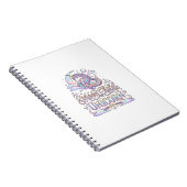 Carnet Licorne Lune Enfant Licorne Conception Originale Z (Côté Droit)