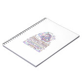 Carnet Licorne Lune Enfant Licorne Conception Originale Z (Côté gauche)