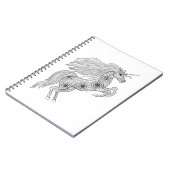 Carnet Licorne magique inspirée (Côté gauche)