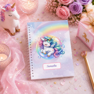 Carnet Licorne Magique Jour Fille Anniversaire Personnali