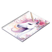 Carnet Licorne Magique Mignonne (Côté gauche)