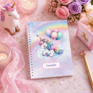 Carnet Licorne Magique Tendances Fille Anniversaire Perso