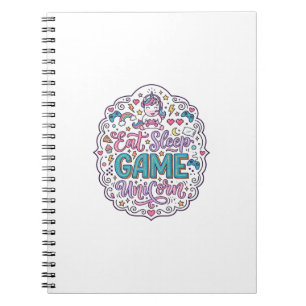 Carnet Licorne Manger Dormir Jeu Licorne Impression Ludiq