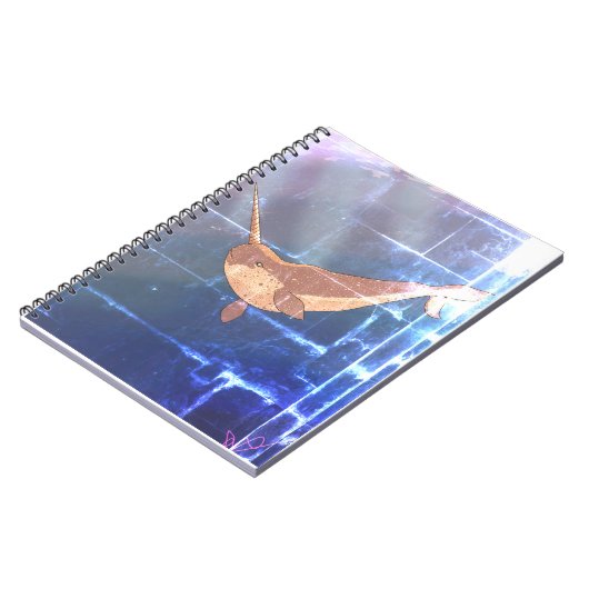 Carnet licorne marine (Côté gauche)