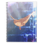 Carnet licorne marine (Devant)