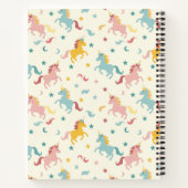 Carnet Licorne mignonne  (Dos)