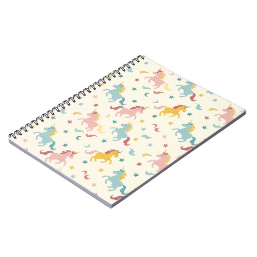 Carnet Licorne Mignonne (Côté gauche)