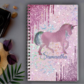Carnet Licorne Mignonne Impression Animale Gouttes monogr