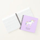 Carnet Licorne Mignons Enfants Pastel (Intérieur)