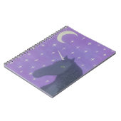 Carnet Licorne noire (Côté gauche)