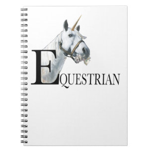 Carnet licorne oculaire équestre