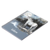 Carnet Licorne Pleine Lune Croire (Côté gauche)