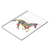 Carnet Licorne Rainbow (Côté gauche)