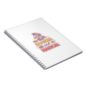 Carnet Licorne Réservée et Impression Magique Prête Fond (Côté Droit)