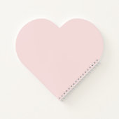 Carnet Licorne rose et fleurs (Dos)