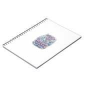 Carnet Licorne Sirène Licorne Lagune Conception Graphique (Côté gauche)
