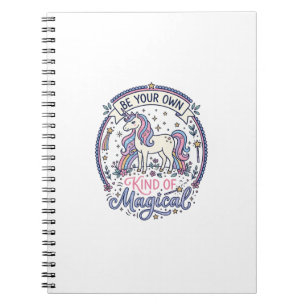 Carnet Licorne Soyez Votre Propre Genre de Magique Enjoué