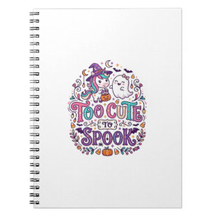 Carnet Licorne trop mignonne pour effrayer l'art coloré d