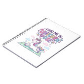 Carnet Licorne Trouvez-moi en Licorne Pose Impression Prê (Côté gauche)