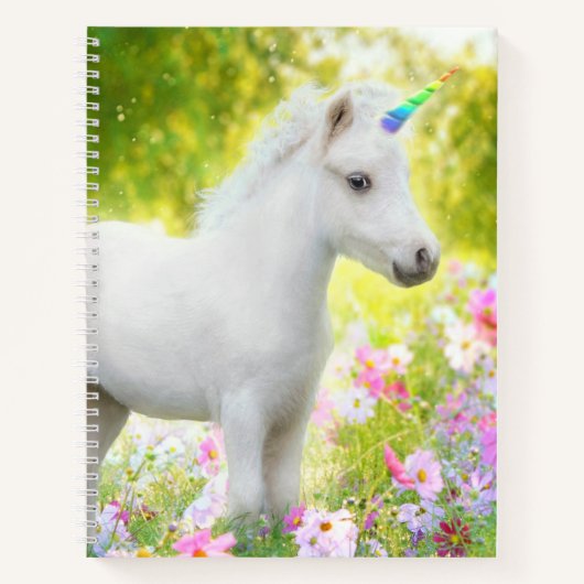 Carnet Licorne White Pony (Devant)