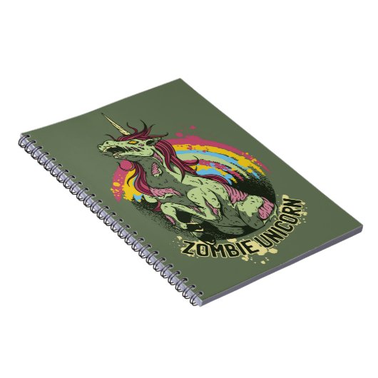 Carnet licorne zombie (Côté Droit)
