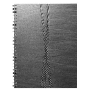 Carnet Lien de chaîne en argent sur textile gris