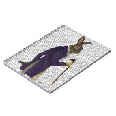 Carnet Lièvre En Manteau Violet (Côté gauche)