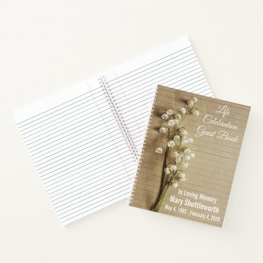 Carnet Life Celebration Floral Guest Book (Intérieur)