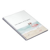 Carnet Life is Better at the Beach Starfish Flamingo (Côté Droit)